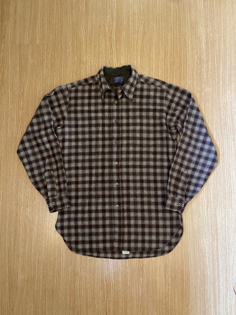 Vintage Pendleton 100% Pure Virgin Wool Quilt Lined Plaid Shirt | L